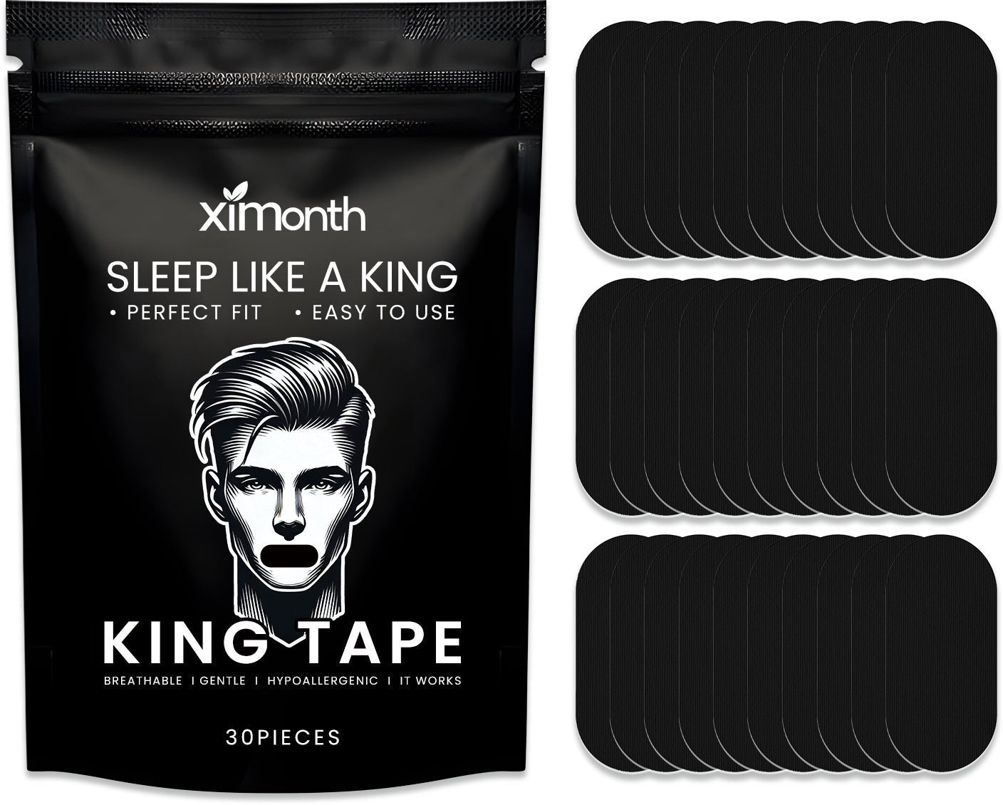 Anti Snoring Mouth Tape – Comfortable Sleep Strips - WhiskerNookz