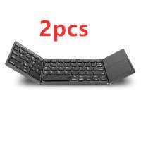 Folding Bluetooth Keyboard – Portable Wireless Keyboard for iPad, Tablet & Smartphones - WhiskerNook