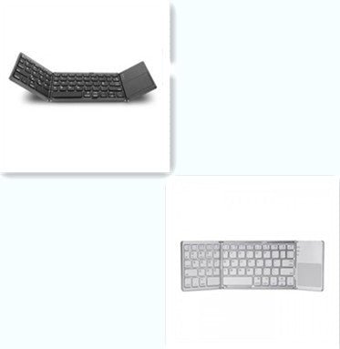 Folding Bluetooth Keyboard – Portable Wireless Keyboard for iPad, Tablet & Smartphones - WhiskerNook