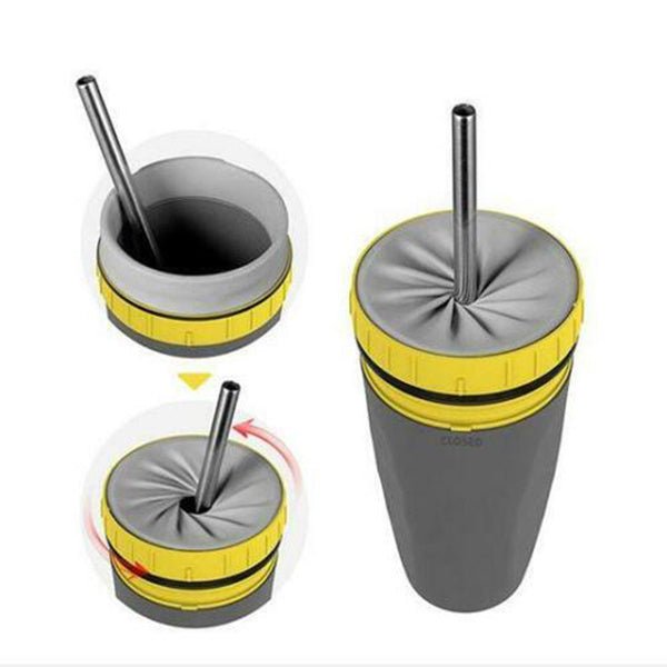 No-Spill Twist Cup – Leak-Proof Travel Tumbler - WhiskerNookz