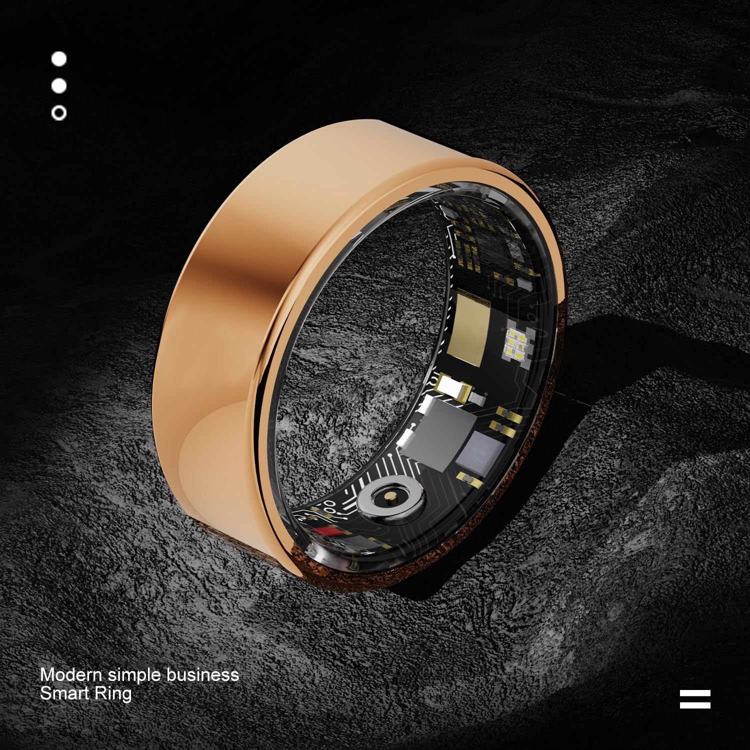 Smart Ring Health Tracker - Fitness Sleep Heart Rate Blood Oxygen Tracker IP68 - WhiskerNook